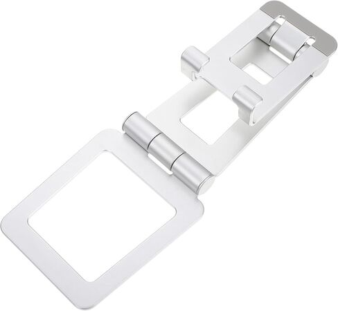 DOITOOL Desktop Phone Holder and Tablet Stand, Foldable Silver Phone Bracket with Adjustable Angles for Home and Office Use in Saudi Arabia