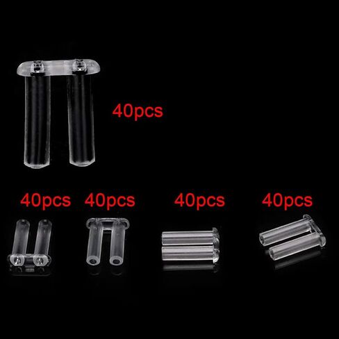 Rimless Eyeglasses Buckle Plastic Plug, Eyeglasses Repairing Accessories, 200pcs Pack, Plastic Material, Exquisite Workmanship, Lens Scratch Protection, for Eyeglasses Repair in Saudi Arabia
