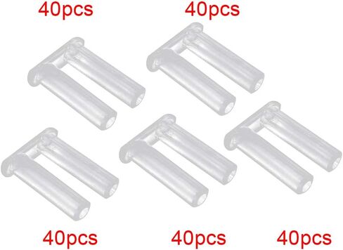 Rimless Eyeglasses Buckle Plastic Plug, Eyeglasses Repairing Accessories, 200pcs Pack, Plastic Material, Exquisite Workmanship, Lens Scratch Protection, for Eyeglasses Repair in Saudi Arabia