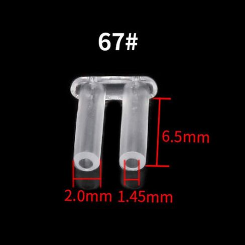 Rimless Eyeglasses Buckle Plastic Plug, Eyeglasses Repairing Accessories, 200pcs Pack, Plastic Material, Exquisite Workmanship, Lens Scratch Protection, for Eyeglasses Repair in Saudi Arabia