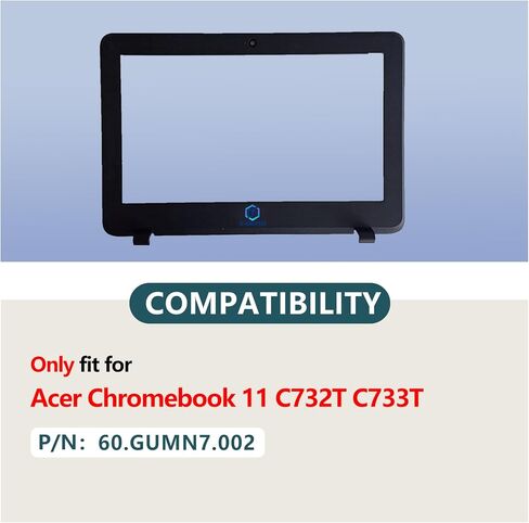 بديل كمبيوتر محمول جديد لشركة أيسر Chromebook 11 C732 C732T C733 C733T LCD الإطار الأمامي LCD الإطار 60.GUMN7.002 in Saudi Arabia