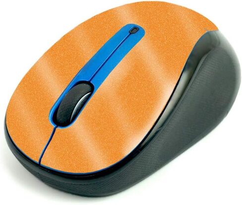غلاف لامع لامع من MightySkins للفأرة اللاسلكية Logitech M325 - برتقالي | لمسة نهائية لامعة واقية ومتينة شديدة اللمعان | سهل التطبيق والإزالة وتغيير الأنماط | صنع في الولايات المتحدة الأمريكية in Saudi Arabia