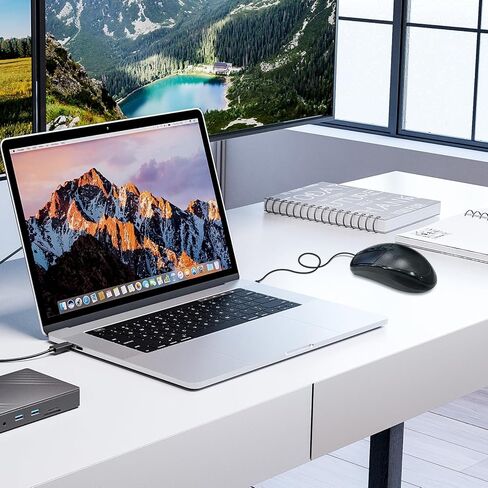 THEYETI ماوس سلكي USB بثلاثة أزرار، 2.4 جيجا هرتز، تتبع بصري 1000 نقطة لكل بوصة، للكمبيوتر الشخصي/Mac/الكمبيوتر المحمول - أسود in Kuwait