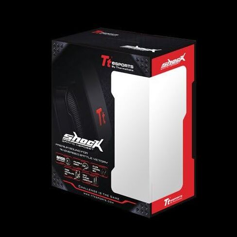 Thermaltake HT-SHK002ECBL Esports Shock Gaming Headset (Diamond Black) in Saudi Arabia