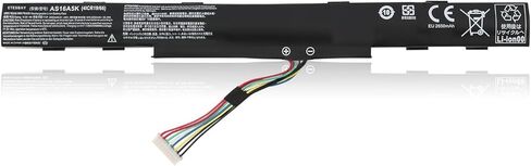 ETESBAY AS16A5K AS16A7K AS16A8K Replacement Battery for Acer Aspire E15 E5-475G 523G 573G 575G 774G E5-575G E5-575-59QB E5-575G-53VG (14.8V, 2800mAh) in Saudi Arabia