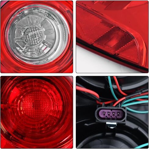 Tail Light Assembly Compatible with 2010-2015 Chevy Equinox,Taillight Brake Lamp Replacement Rear Right Passenger Side w/Bulbs&Wiring Harness GM2801242 in Kuwait