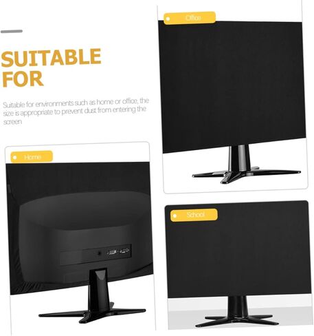 POPETPOP Elastic Cotton Computer Screen Cover Dustproof Monitor Protector for Displays Stretchable Soft Fabric Sleeve to Prevent Scratches and Extend Device Lifespan Easy to Use and Durable in Saudi Arabia