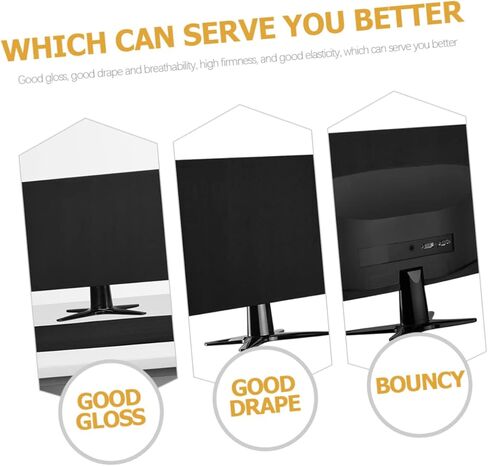 POPETPOP Elastic Cotton Computer Screen Cover Dustproof Monitor Protector for Displays Stretchable Soft Fabric Sleeve to Prevent Scratches and Extend Device Lifespan Easy to Use and Durable in Saudi Arabia