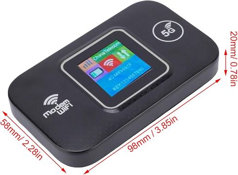 Yoidesu Mobile Hotspot Router LTE Portable Travel WiFi Hotspot Device with 300Mbps Speed, Supports Up to 12 Connected Devices in Saudi Arabia