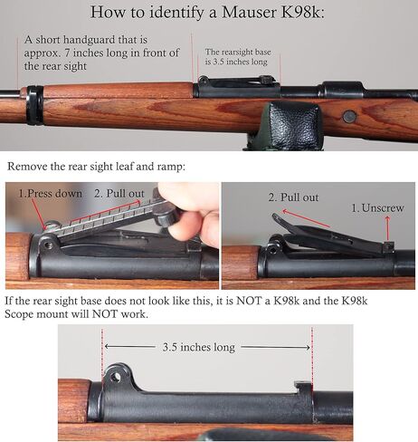 BadAce بدون مثقاب Picatinny Rail منخفض المستوى كامل الطول لنطاق Mauser K98k Gen 3 in Saudi Arabia