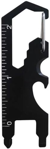 2 Pack Portable Outdoor Multi-Function Gadgets Keychain Bottle Opener Multi-Function Tool in Saudi Arabia