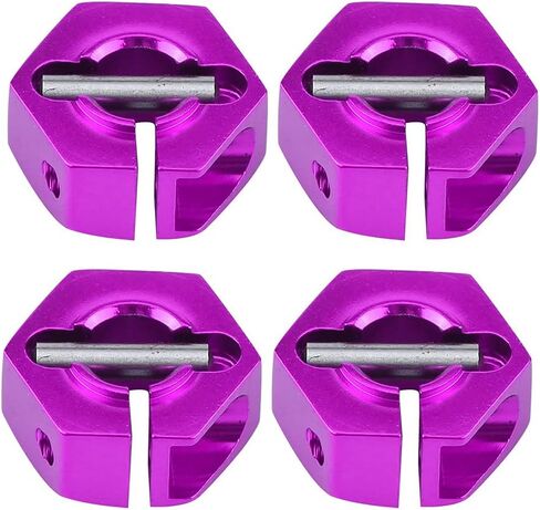 12mm Universal Wheel Hex Hub Adapter Upgrade Accessory for 1/10 Scale RC Car Sports Car Offroad Car Kit [Blue, 6mm] for RC Enthusiasts (6.0MM purple) in Saudi Arabia