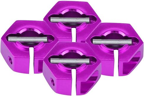 12mm Universal Wheel Hex Hub Adapter Upgrade Accessory for 1/10 Scale RC Car Sports Car Offroad Car Kit [Blue, 6mm] for RC Enthusiasts (6.0MM purple) in Saudi Arabia