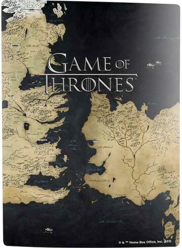 Skinit Decal Gaming Skin Compatible with PS5 Digital Edition Bundle - Officially Licensed Game of Thrones: Westeros Map Design in Saudi Arabia