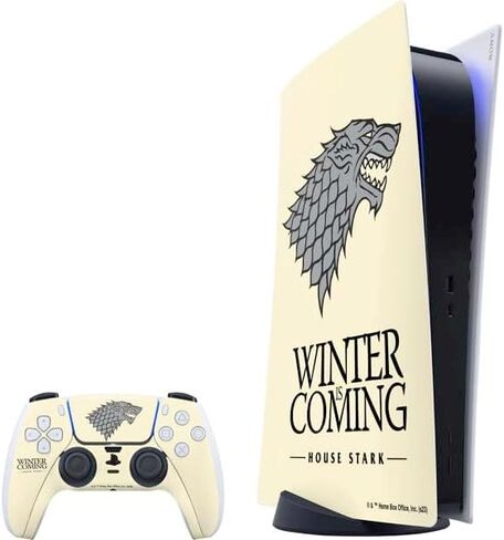 Skinit Decal Gaming Skin Compatible with PS5 Digital Edition Bundle - Officially Licensed Game of Thrones: Westeros Map Design in Saudi Arabia