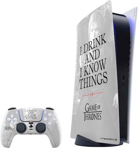 Skinit Decal Gaming Skin Compatible with PS5 Digital Edition Bundle - Officially Licensed Game of Thrones: Westeros Map Design in Saudi Arabia