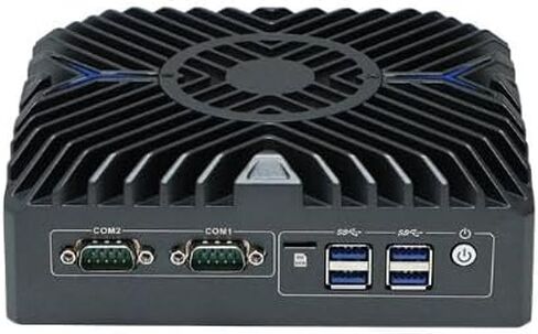 12th Gen Mini Host,Embedded Industrial Control Computer, Intel Core i7-1255U(10cores and 12threads),3*lntel i225-V 2.5G LAN, 3*HDMI,2*COM(RS232/485),4*USB3.1,Support 1*DDR5 (NO RAM NO SSD) in Kuwait