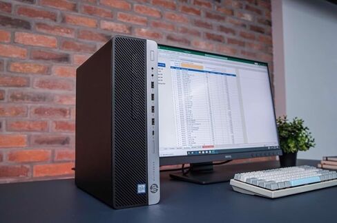 كمبيوتر سطح المكتب HP EliteDesk 800 G5 SFF الجديد • Intel Core i5 • ذاكرة الوصول العشوائي DDR4 سعة 32 جيجابايت • SSD سعة 1 تيرابايت • WiFi • لوحة المفاتيح والماوس • Windows 11 • DisplayPort in Saudi Arabia
