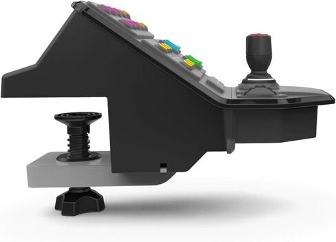 مجموعة المعدات الثقيلة Logitech G Farm Simulator (الجيل الثاني)، وحدة التحكم في عجلة القيادة لمحاكاة المزرعة 19 (أو أكبر)، العجلة، الدواسات، سطح التحكم في اللوحة الجانبية للمركبة للكمبيوتر الشخصي/PS4 (متجدد) in Kuwait