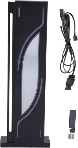 5V ARGB Graphics Card Support, GPU Stand Brace Sag Holder with Adjustable Slide Height, Graphics Video Card Brace with Magnetic Base, PC Graphic Card Accessories (Black) in Saudi Arabia