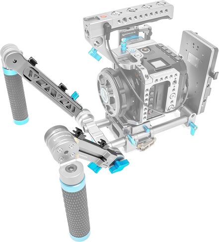 ذراع تمديد KONDOR BLUE Rosette قابل للتعديل طول ARRI Rosette كتف كاميرا مقبض موسع RED URSA C500 F5 Alexa BMPCC 4K 6K (ذراع تمديد | يسار) in Saudi Arabia