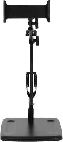 Multipurpose Mobile Phone and Tablet Stand Floor-Desktop Holder for Live Streaming and Photography, Adjustable Lazy Arm Mount for Vloggers and Content Creators, Black in Saudi Arabia