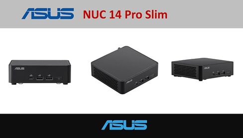 ASUS NUC 14 Pro Mini Desktop Desktop (Intel Core 3 100U، Intel Graphics، 16GB DDR5، 512GB PCIe SSD، 2 Thunderbolt 4، WiFi 6E، Bluetooth 5.3، 90W PSU، RJ-45، 2 HDMI، Win 11 Pro) (متجدد) in Kuwait