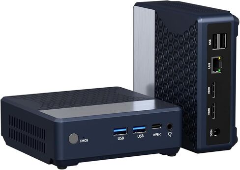 جهاز كمبيوتر صغير AMD Ryzen 7 3700U، ذاكرة وصول عشوائي 16 جيجابايت وذاكرة وصول عشوائي 512 جيجابايت SSD، كمبيوتر مكتبي صغير مع HDMI مزدوج 4K@60 هرتز، Wi-Fi 6/BT 5.2 للمنزل/الأعمال/المكتب/الألعاب in Kuwait