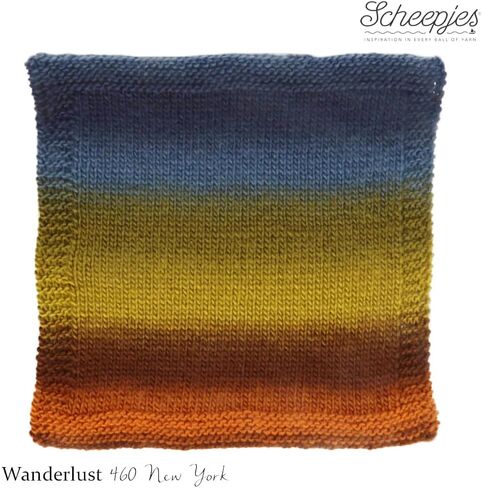 Scheepjes Wanderlust Yarn 100g Color 451 Vermont Acrylic للحياكة والحيوانية in Saudi Arabia