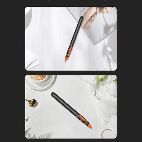 Computer Mouse Pen, Ergonomic Pen Mouse, DPI 800 1200 1600 Adjustable Pocket Ergonomic 2.4G Wireless Pen Mouse for Laptops Desktops Tablets Smartphones (Black) in Saudi Arabia