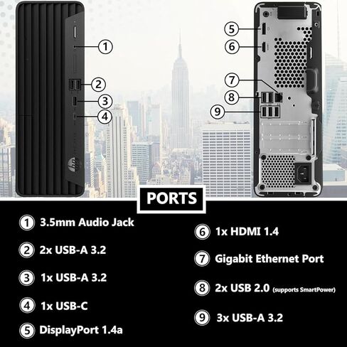 HP ProDesk 400 G9 SFF Desktop | Intel Core i5-12500 | Windows 11 Home | Compact, Business-Ready PC for Powerful Performance (16GB RAM | 1TB SSD) in Saudi Arabia