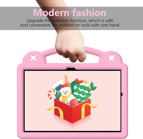 Case for Galaxy Tab A9 Plus/Tab A11 Plus 11'', EVA Shockproof Cover for Samsung A9+ Plus / A11+ Plus Tablet Case, with Stand Handle Figures, Pink in Saudi Arabia
