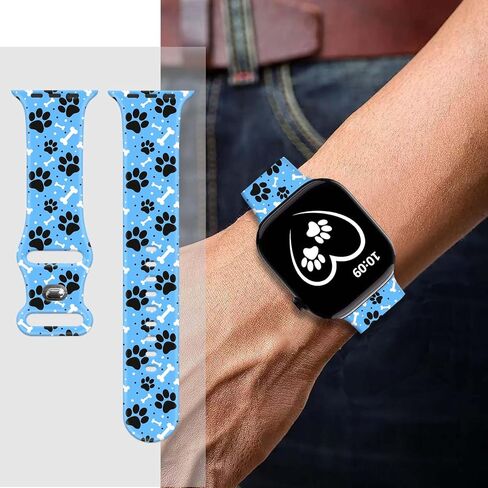 أحزمة ساعات العطلات متوافقة مع سوار ساعة أبل للنساء 38 مم 40 مم 41 مم 42 مم 44 مم 45 مم 46 مم 49 مم سيليكون رياضي بديل لسوار iPhone لسلسلة iWatch 10 9 Ultra 8 7 6 5 4 3 2 1 SE in Kuwait