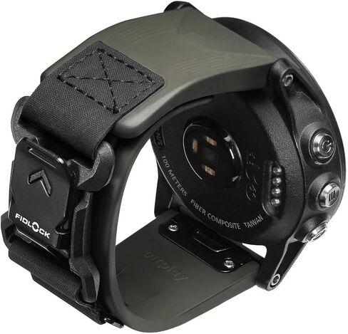 حزام ساعة Bitplay مقاوم للماء FKM مطاطي Fidlock سريع الإصدار لـ Garmin QUICKFIT 22 مم / 26 مم، Forerunner/Instinct/Quatix/fenix/Enduro/tactix/Descent/epix pro/Foretrex in Saudi Arabia