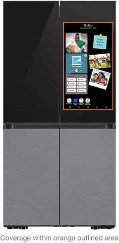 واقي شاشة BoxWave متوافق مع Samsung Bespoke Family Hub+ الثلاجة الذكية - ClearTouch Crystal (عبوتان)، غلاف فيلم HD - يحمي من الخدوش in Kuwait