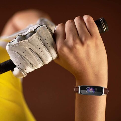 حزام FitTurn النحيف متوافق مع Fitbit إلهام 3 أساور للنساء والرجال وأساور معصم بديلة من الجلد الأصلي الرقيقة مصنوعة يدويًا وإكسسوارات حزام ساعة متعددة الألوان لإلهام 3 in Saudi Arabia