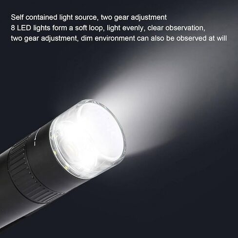 Digital Microscope Camera, Digital Microscope Handheld USB HD Inspection Camera 50x-1000x Magnification, 2in LCD Screen, 8 LED Lights, Type C Rechargeable in Saudi Arabia