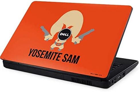 ملصق Skinit للكمبيوتر المحمول متوافق مع الطراز Inspiron 15 و1545 - تصميم الهوية المرخص رسميًا من Warner Bros Yosemite Sam in Kuwait