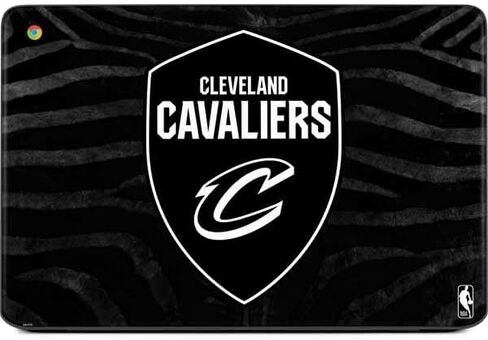 Skinit Decal Laptop Skin Compatible with Chromebook 14 G5 - Officially Licensed NBA Cleveland Cavaliers Black Animal Print Design in Saudi Arabia