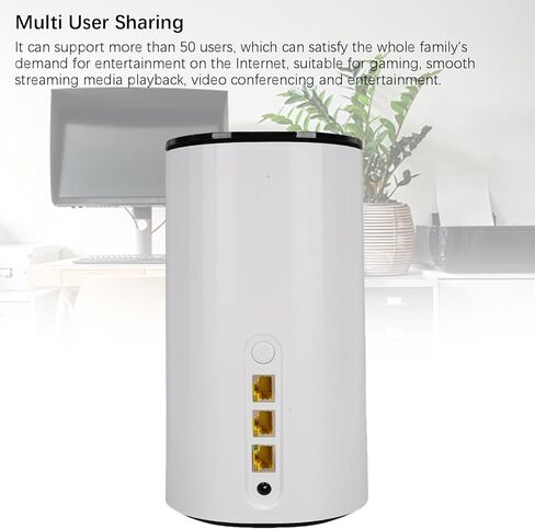 Double Band WiFi 6 Route, 4.67Gbps High Speed Dual Band Wireless Internet Router with 2 SIM Card Slots, 2.5G WAN Port for Home Gaming Streaming (US Plug) in Saudi Arabia