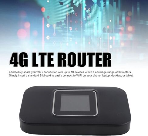 4G LTE Mobile Hotspot, Portable WiFi Router with 150Mbps Speed for Travel and Camping in Saudi Arabia