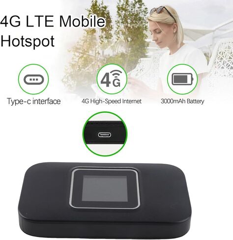 4G LTE Mobile Hotspot, Portable WiFi Router with 150Mbps Speed for Travel and Camping in Saudi Arabia
