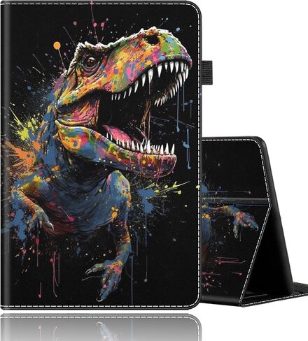 Case for All-New Amazon Fire HD 10 and Fire HD 10 Plus Tablet (11th Generation 2021 Release), Durable Shockproof Protective Cover with Auto Wake/Sleep，Baby Dragon in Saudi Arabia