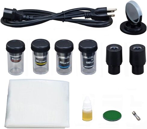 مجهر OMAX 40X-1000X Darkfield ثلاثي العينيات LED مع كاميرا USB 1.3 ميجابكسل in Saudi Arabia