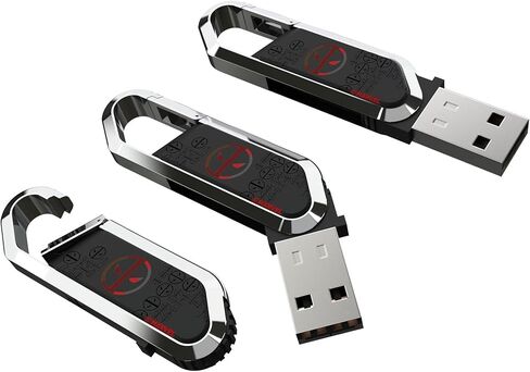 Marvel Deadpool Sigil USB 64GB Clip Style Flash Drive in Kuwait