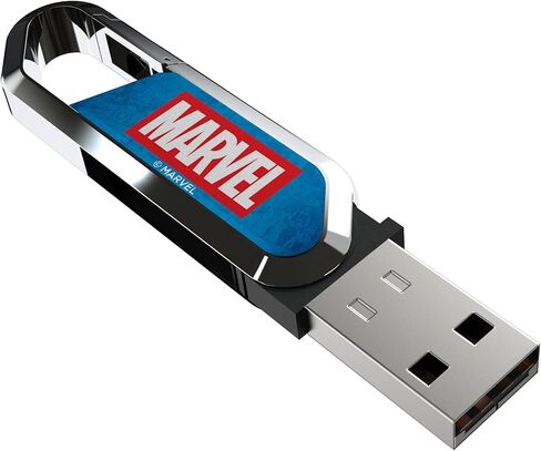 محرك أقراص فلاش Marvel Comics Marvel Logo USB سعة 64 جيجابايت على شكل مشبك in Saudi Arabia