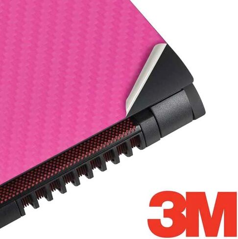 غلاف كمبيوتر محمول من Skinit متوافق مع الطراز Inspiron 15 و1545 - تصميم مواد نسيجية متخصصة من ألياف الكربون الوردية المرخصة رسميًا in Kuwait