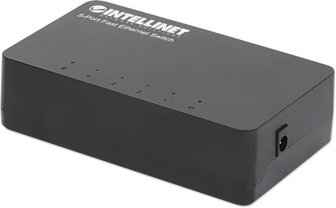 Intellinet 5-Port Fast Ethernet Network Switch - Ethernet Splitter - Unmanaged | Plug & Plug| - for Computer Networking Hub, Desktop – 3 Mfg Yr Warranty – 561723 in Saudi Arabia