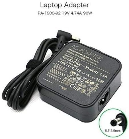 19V 4.74A 90W ADP-90YD B محولات طاقة الكمبيوتر المحمول متوافقة مع أجهزة الكمبيوتر المحمولة ASUS N55SL N75 N75E N75S U46JC U46S U46SD U46SV in Saudi Arabia