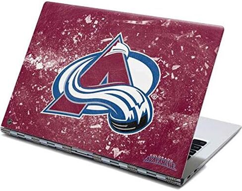 Skinit Decal Laptop Skin Compatible with Yoga 910 2-in-1 14in Touch-Screen - Officially Licensed NHL Colorado Avalanche Frozen Design in Saudi Arabia